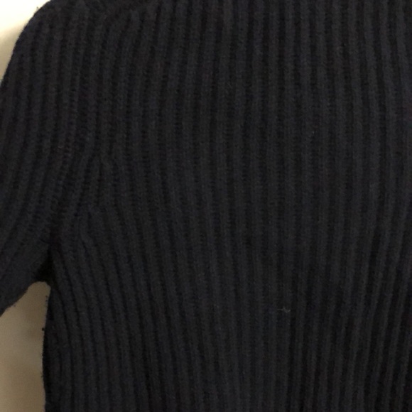 Madewell Merino Wool & Leather Moto Style Sweater - Picture 9 of 11